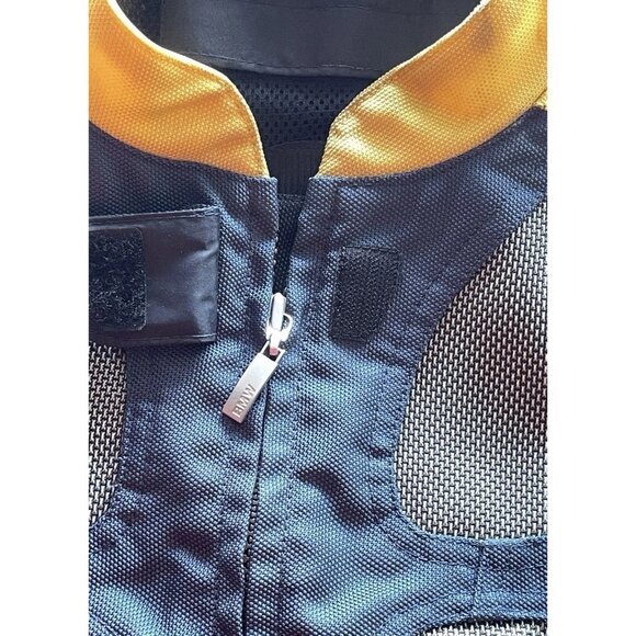 BMW Air Flow 2 Women's Size 8R Motorcycle Jacket Padding Armor Yellow RARE - Picture 13 of 16